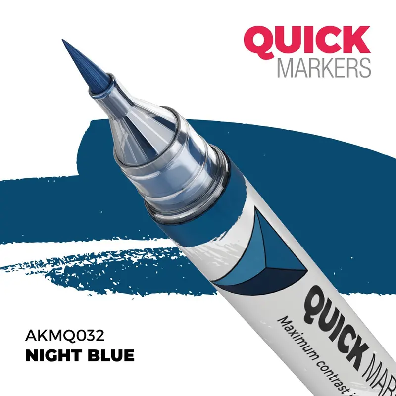 Ak Interactive Mq032 Quick Marker Night Blue 1