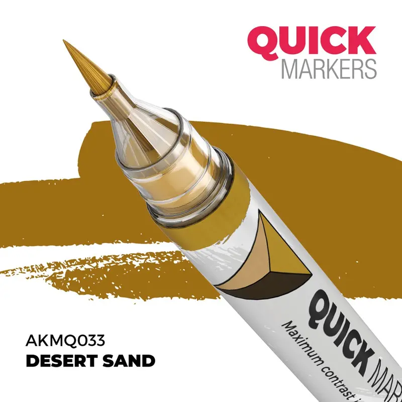 Ak Interactive Mq033 Quick Marker Desert Sand 1