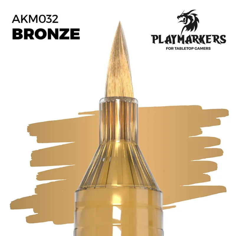Ak Interactive Playmarkers Bronze Acrylic Paint Marker 1