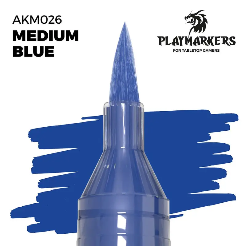 Ak Interactive Playmarkers Medium Blue Acrylic Paint Marker 1