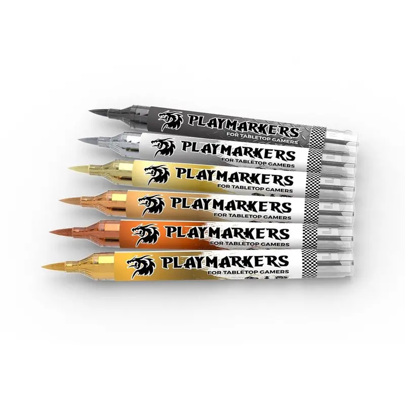 Ak Interactive Playmarkers Set Full Metal (6 Colours) 2