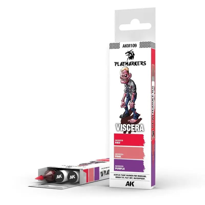 Ak Interactive Playmarkers Set Viscera (3 Colours) 1