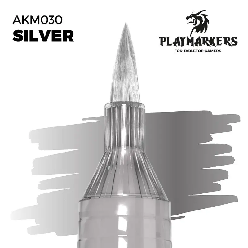 Ak Interactive Playmarkers Silver Acrylic Paint Marker 1