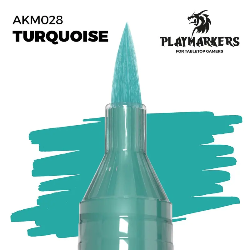 Ak Interactive Playmarkers Turquoise Acrylic Paint Marker 1