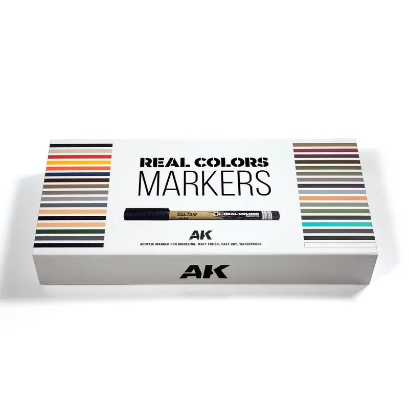 Ak Interactive Rc001 Real Colors Markers Special Box Rc Markers (34 Units) 1