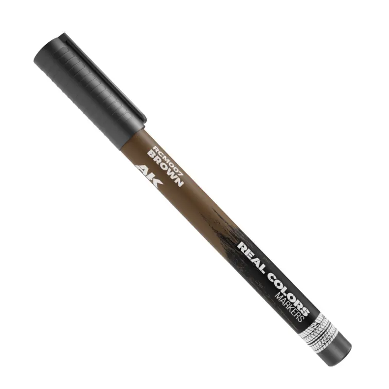Ak Interactive Rc007 Real Colors Markers Brown 1