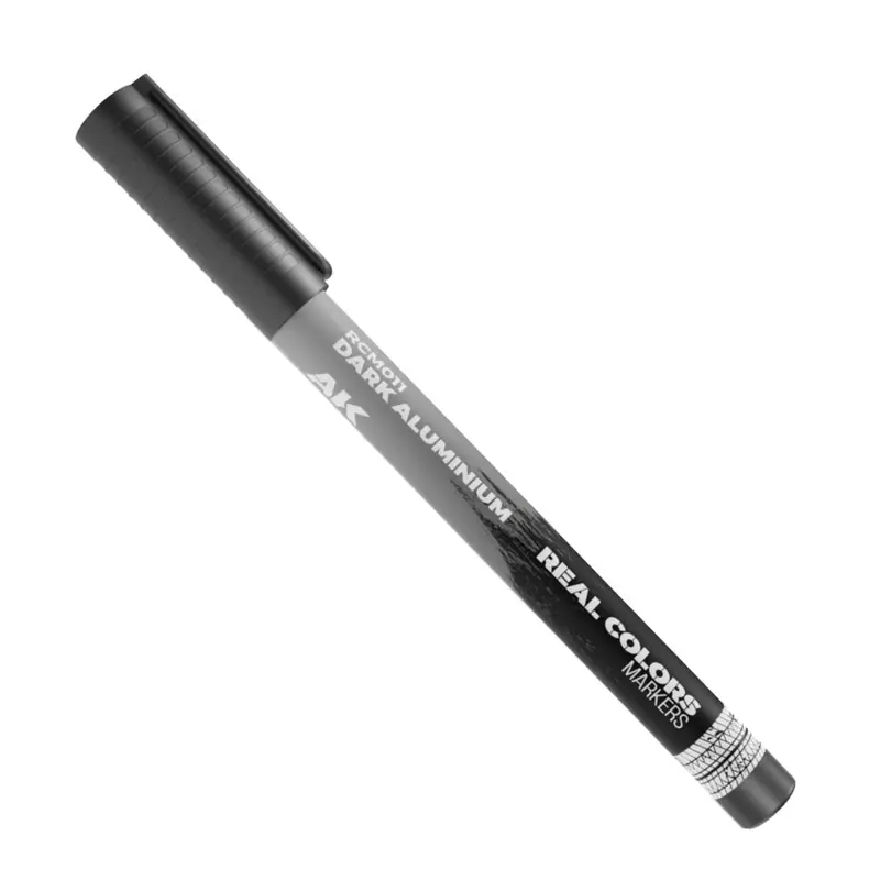 Ak Interactive Rc011 Real Colors Markers Dark Aluminium 1
