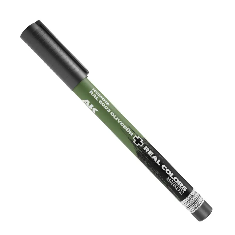 Ak Interactive Rc015 Real Colors Markers Ral 6003 Olivgrun 1