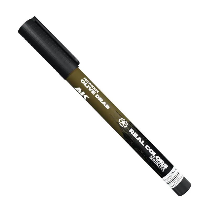 Ak Interactive Rc021 Real Colors Markers Olive Drab 1