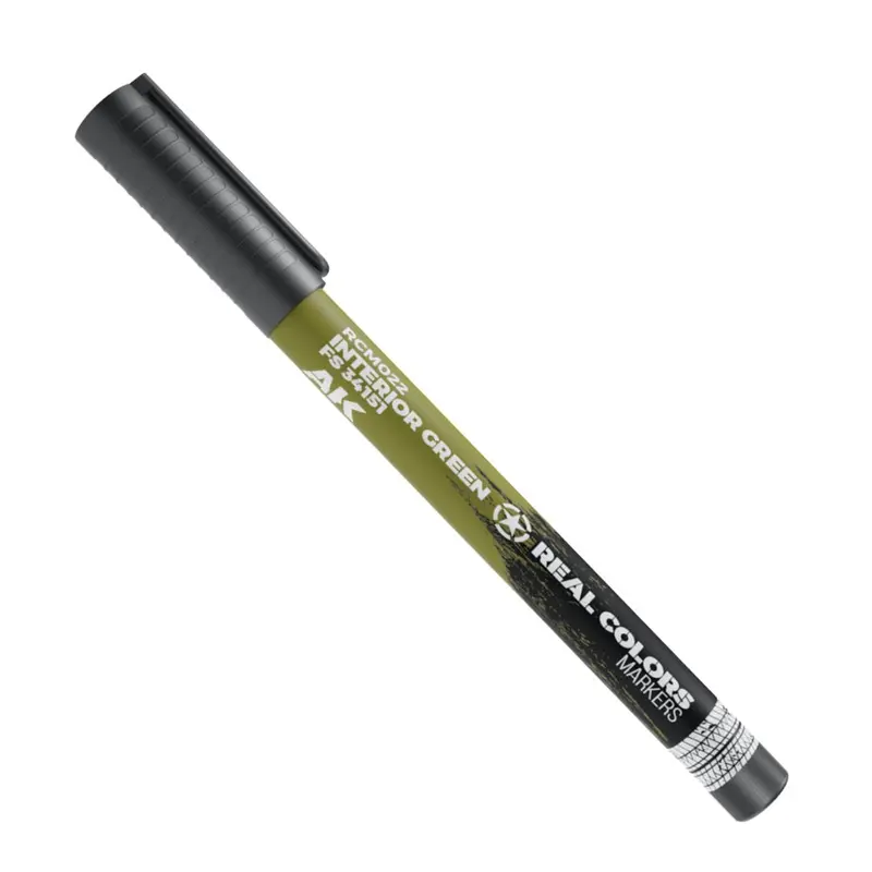 Ak Interactive Rc022 Real Colors Markers Interior Green Fs34151 1