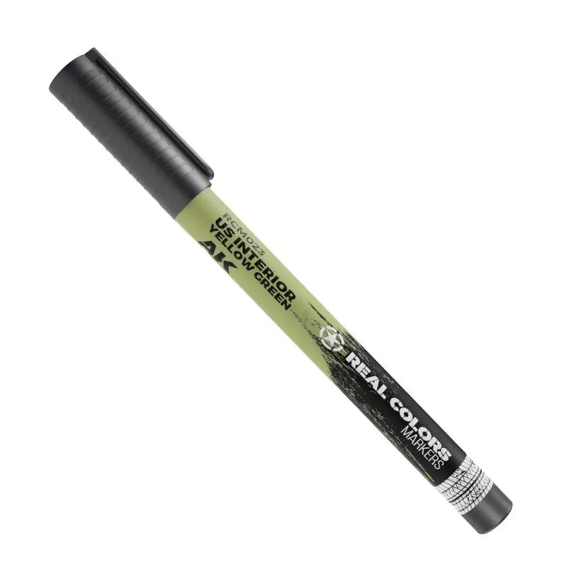 Ak Interactive Rc023 Real Colors Markers Us Interior Yellow Green 1