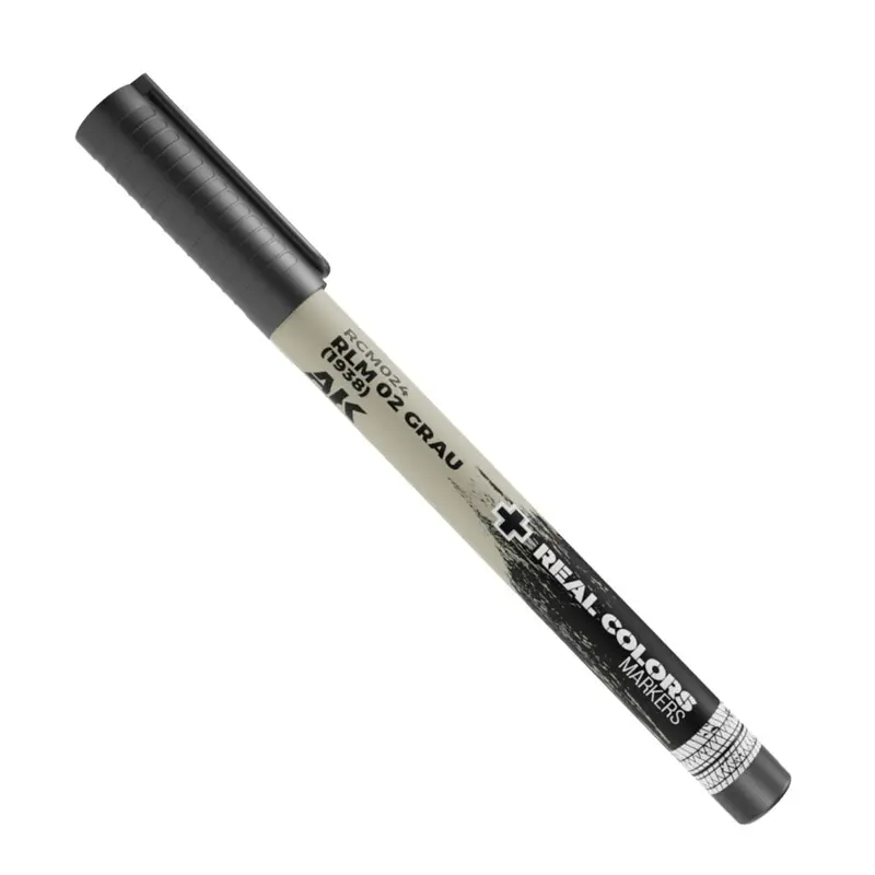 Ak Interactive Rc024 Real Colors Markers Rlm 02 Grau 1
