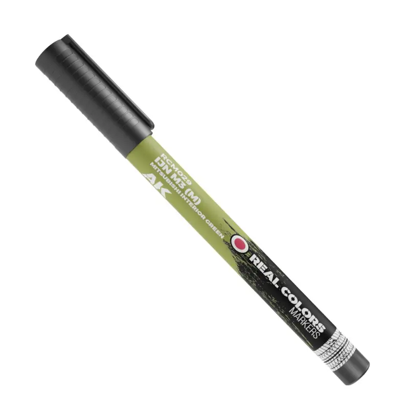 Ak Interactive Rc029 Real Colors Markers Ijn M3 (M) Mitsubishi Interior Green 1