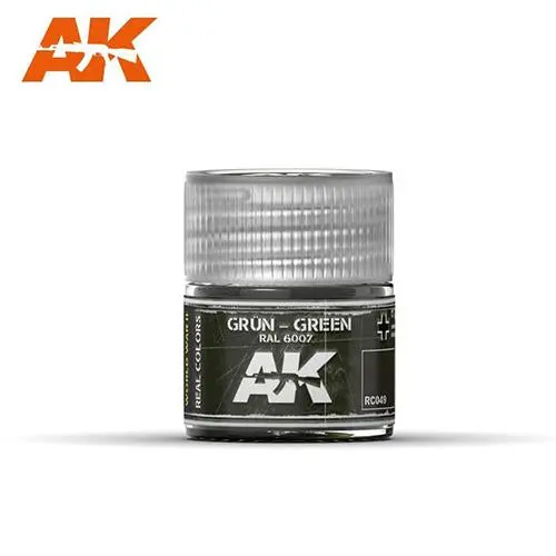 Ak Interactive Rc049 Real Colors Grun-Green Ral 6007 Paint Acrylic Lacquer 10Ml* 1