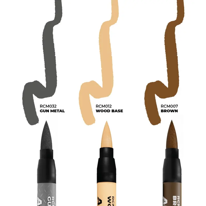 Ak Interactive Rc101 Real Colors Markers Tools Set X 3 2