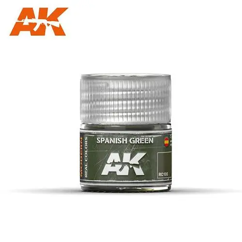 Ak Interactive Rc105 Real Colors Spanish Green Paint Acrylic Lacquer 10Ml* 1