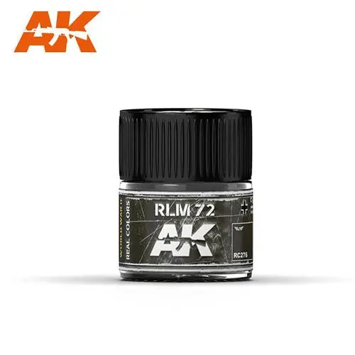 Ak Interactive Rc276 Real Colors Rlm 72 Green (Grun) Paint Acrylic Lacquer 10Ml* 1