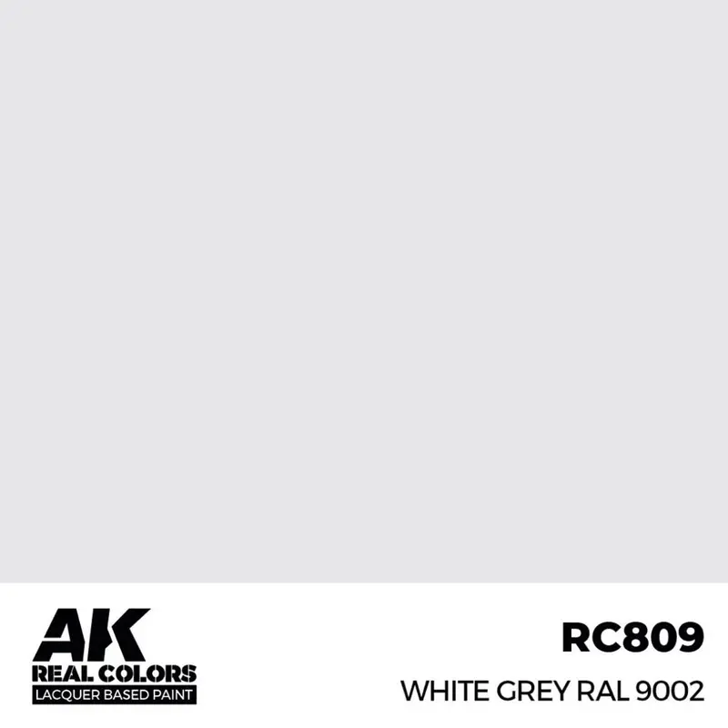 Ak Interactive Rc809 Real Colors White Grey Ral 9002 17Ml Lacquer Paint 2