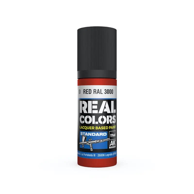 Ak Interactive Rc810 Real Colors Red Ral 3000 17Ml Lacquer Paint 1