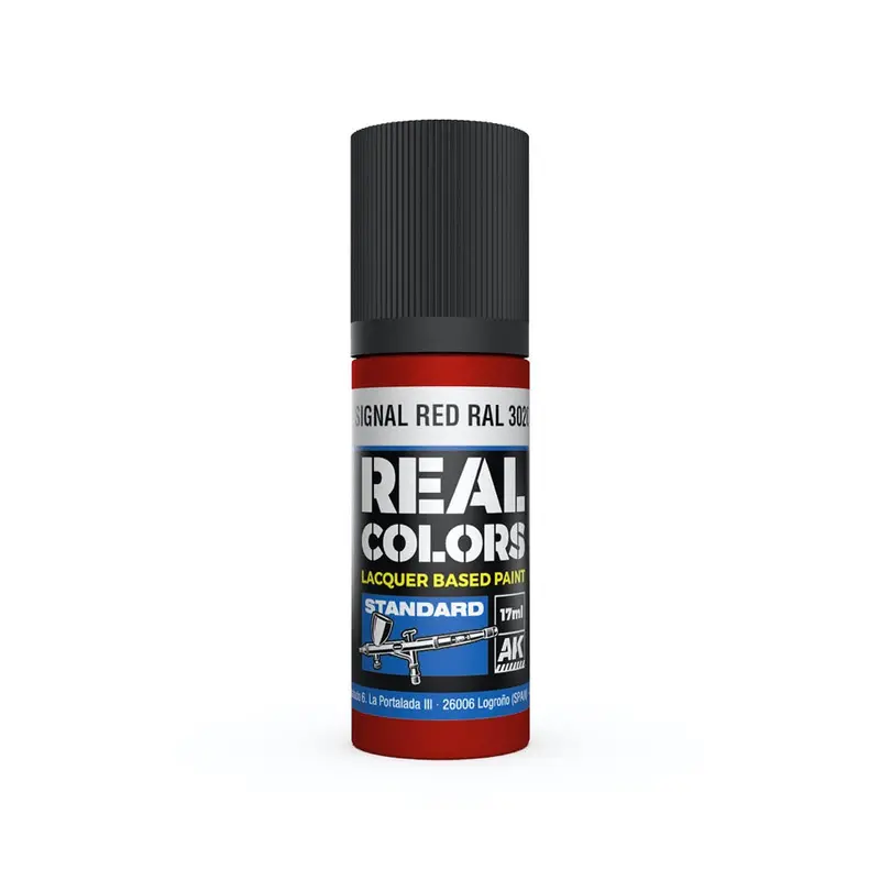 Ak Interactive Rc811 Real Colors Signal Red Ral 3020 17Ml Lacquer Paint 1