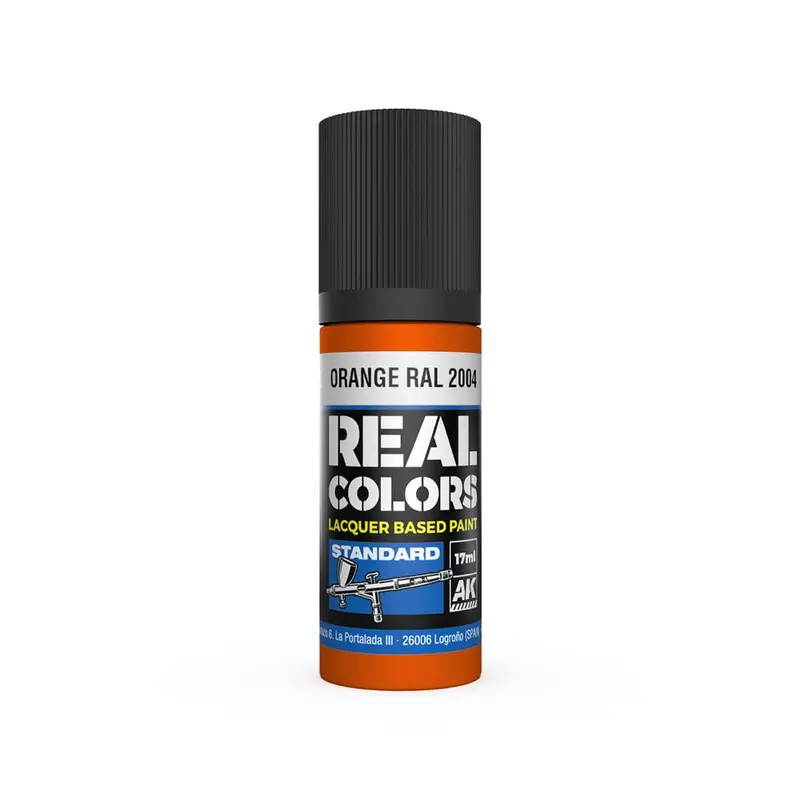 Ak Interactive Rc812 Real Colors Orange Ral 2004 17Ml Lacquer Paint 1