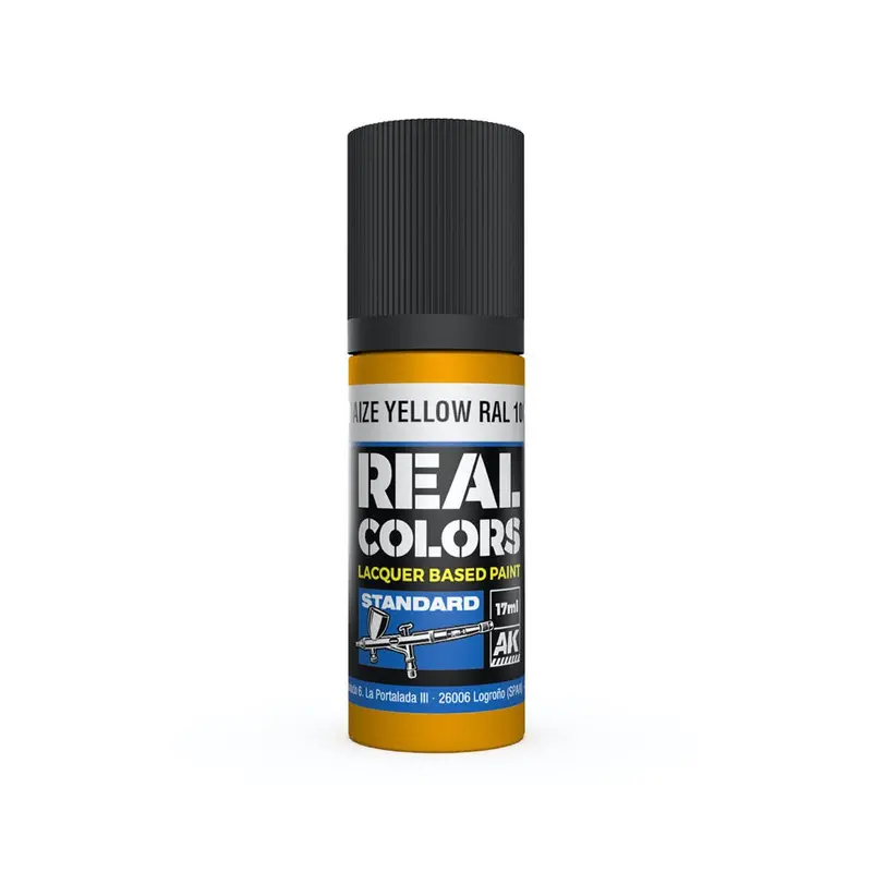 Ak Interactive Rc813 Real Colors Maize Yellow Ral 1006 17Ml Lacquer Paint 1