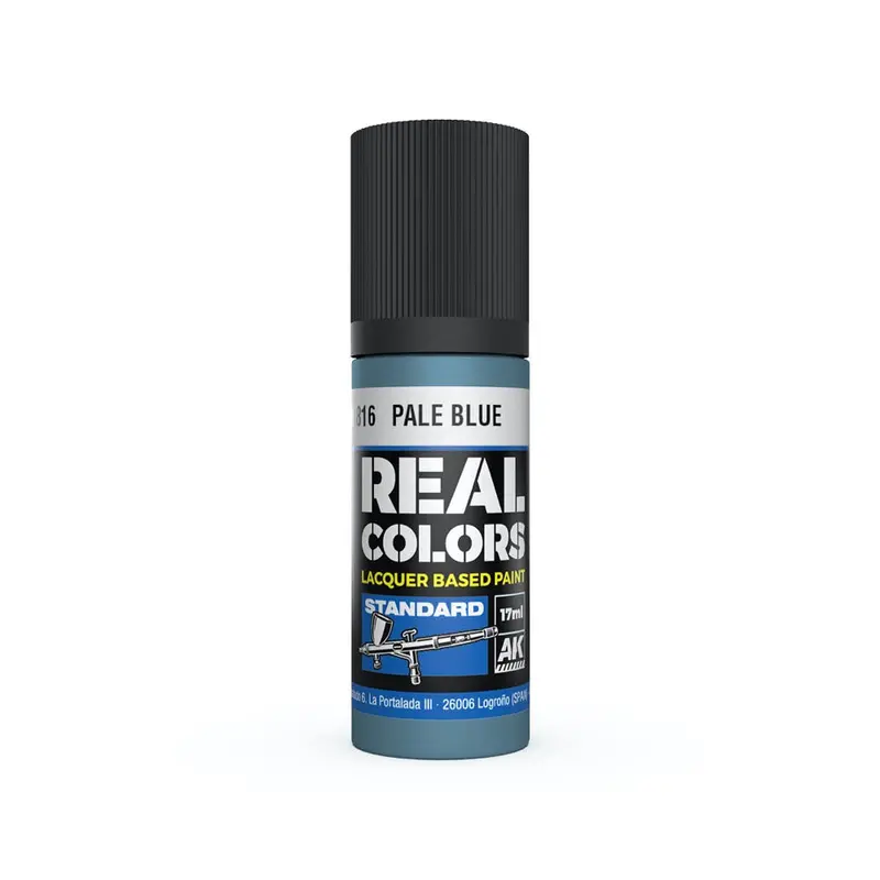 Ak Interactive Rc816 Real Colors Pale Blue 17Ml Lacquer Paint 1