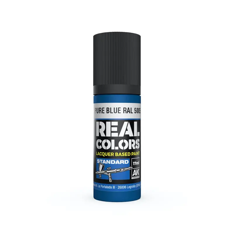Ak Interactive Rc818 Real Colors Pure Blue Ral 5005 17Ml Lacquer Paint 1