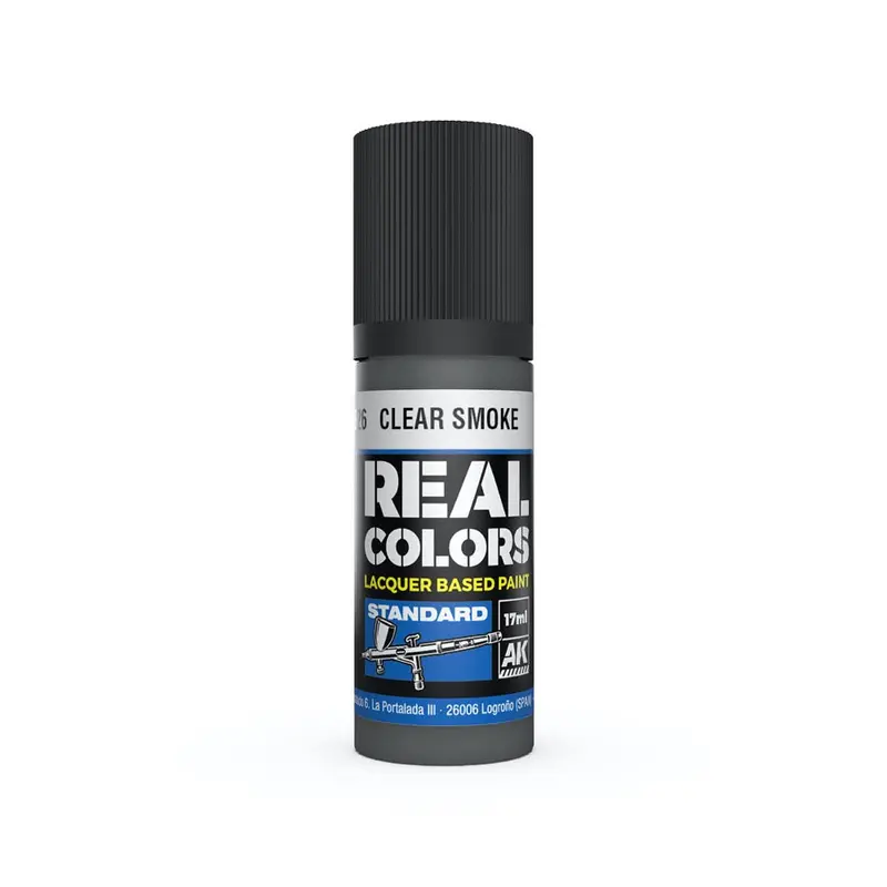 Ak Interactive Rc826 Real Colors Clear Smoke 17Ml Lacquer Paint 1