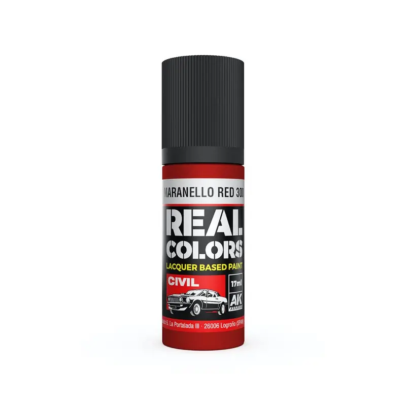 Ak Interactive Rc834 Real Colors Maranello Red 300 17Ml Lacquer Paint 1