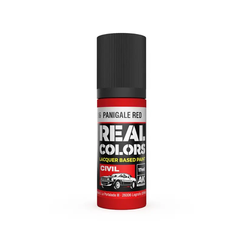 Ak Interactive Rc836 Real Colors Panigale Red 17Ml Lacquer Paint 1