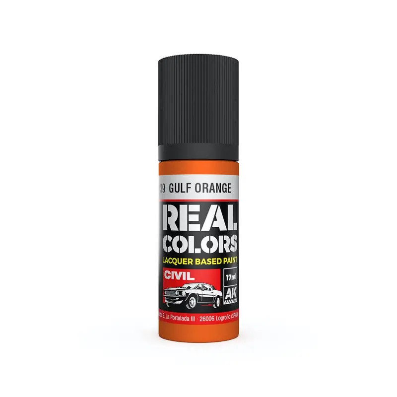 Ak Interactive Rc839 Real Colors Gulf Orange 17Ml Lacquer Paint 1