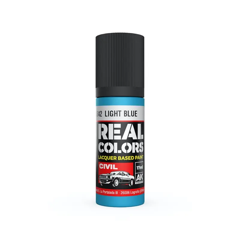 Ak Interactive Rc842 Real Colors Light Blue 17Ml Lacquer Paint 1