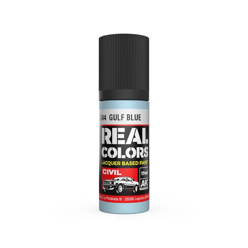Ak Interactive Rc844 Real Colors Gulf Blue 17Ml Lacquer Paint 1