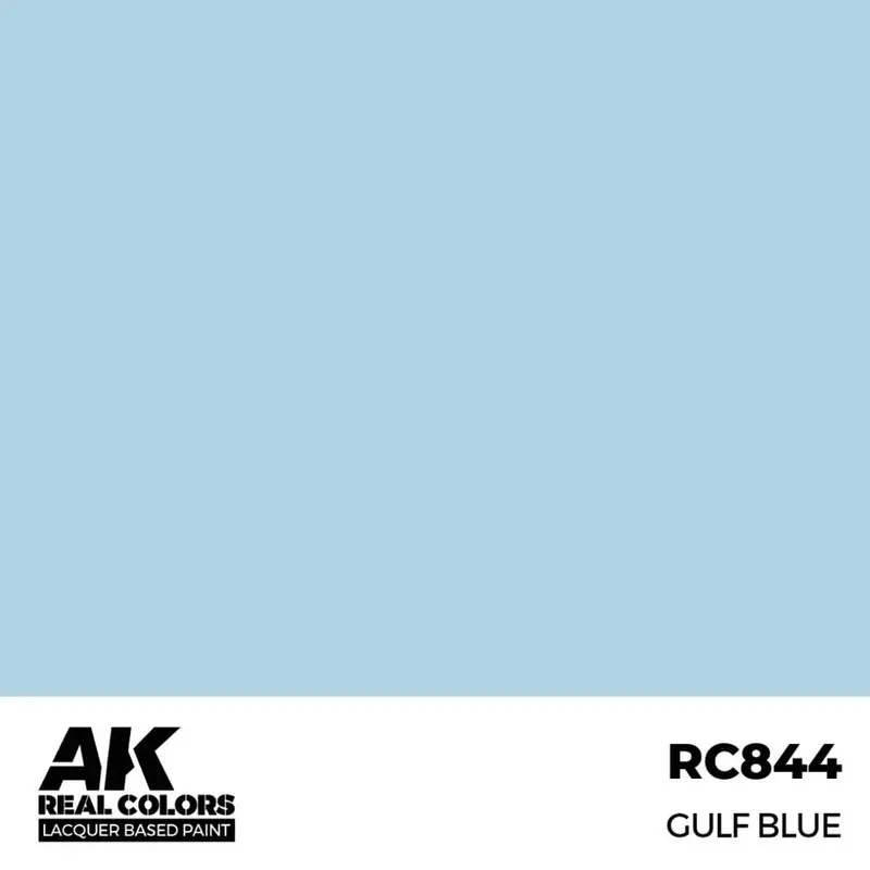 Ak Interactive Rc844 Real Colors Gulf Blue 17Ml Lacquer Paint 2