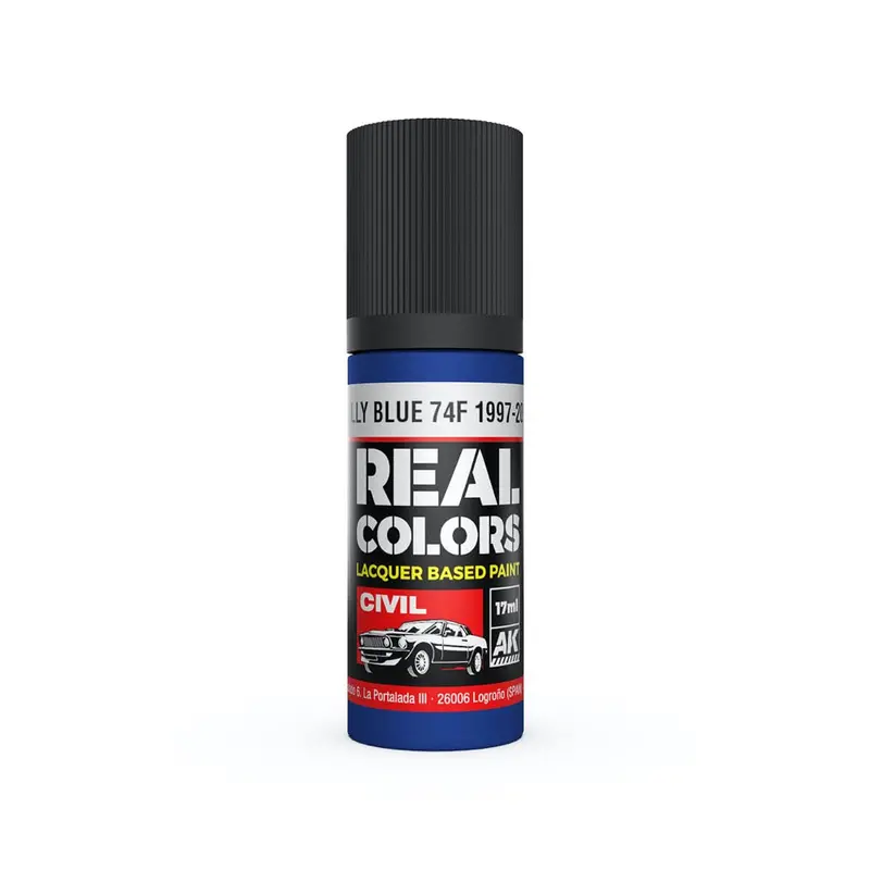 Ak Interactive Rc845 Real Colors Rally Blue 74F 1997-2002 17Ml Lacquer Paint 1