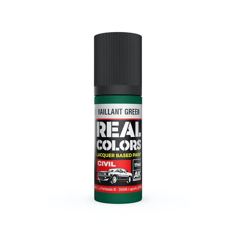 Ak Interactive Rc848 Real Colors Vaillant Green 17Ml Lacquer Paint 1
