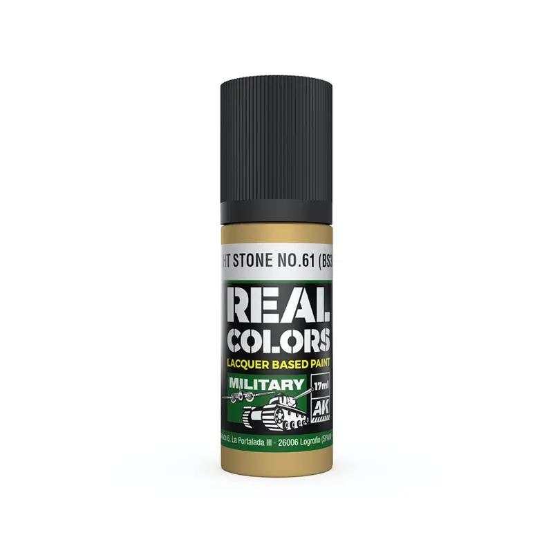 Ak Interactive Rc868 Real Colors Light Stone No.61 Bs381 17Ml Lacquer Paint 1