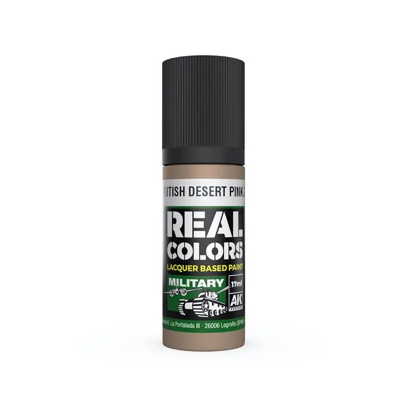 Ak Interactive Rc871 Real Colors Bristish Desert Pink Zi 17Ml Lacquer Paint 1