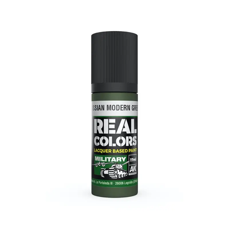Ak Interactive Rc877 Real Colors Russian Modern Green 17Ml Lacquer Paint 1