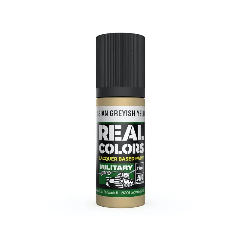 Ak Interactive Rc878 Real Colors Russian Greyish Yellow 17Ml Lacquer Paint 1