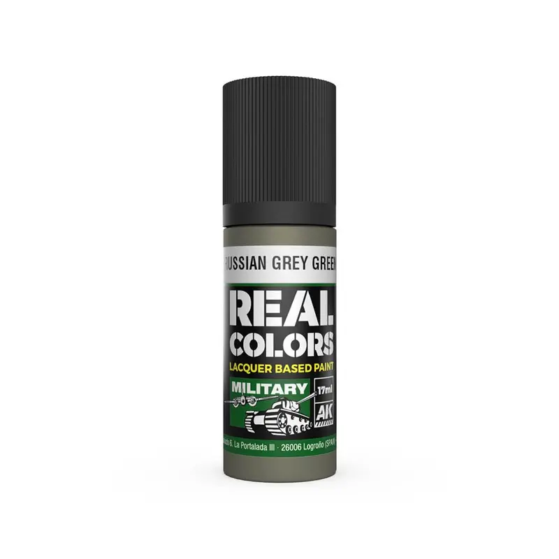 Ak Interactive Rc879 Real Colors Russian Grey Green 17Ml Lacquer Paint 1