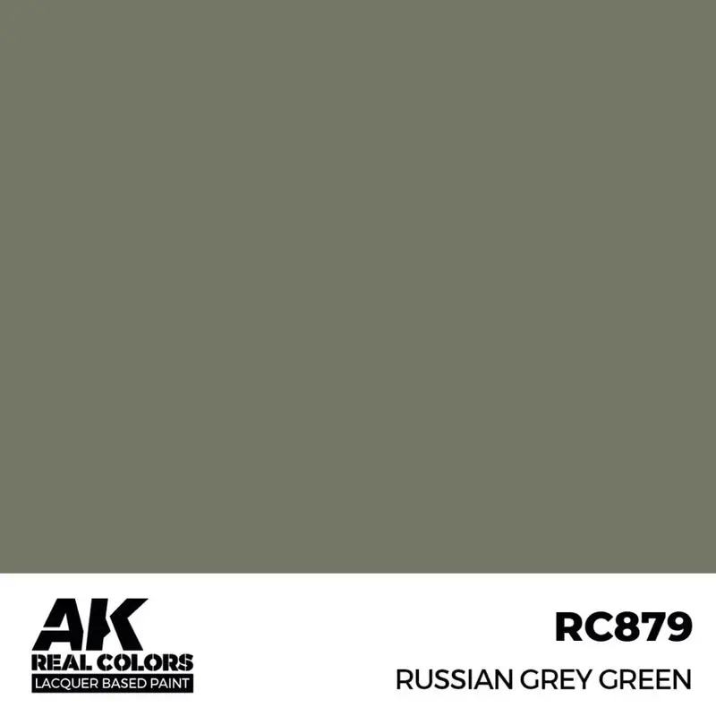 Ak Interactive Rc879 Real Colors Russian Grey Green 17Ml Lacquer Paint 2