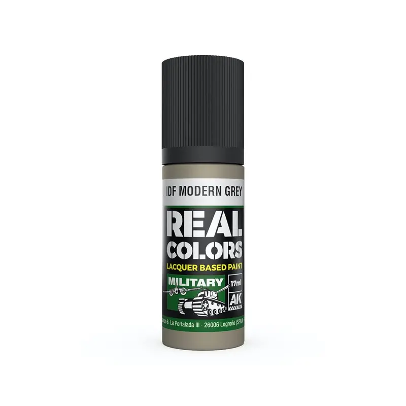 Ak Interactive Rc882 Real Colors Idf Modern Grey 17Ml Lacquer Paint 1