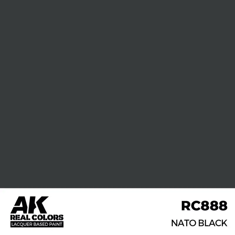 Ak Interactive Rc888 Real Colors Nato Black 17Ml Lacquer Paint 2
