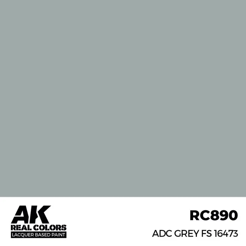 Ak Interactive Rc890 Real Colors Adc Grey Fs 16473 17Ml Lacquer Paint 1