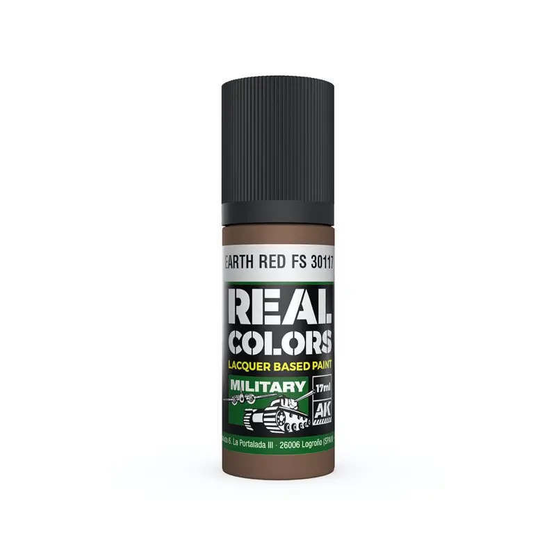 Ak Interactive Rc893 Real Colors Earth Red Fs 30117 17Ml Lacquer Paint 1