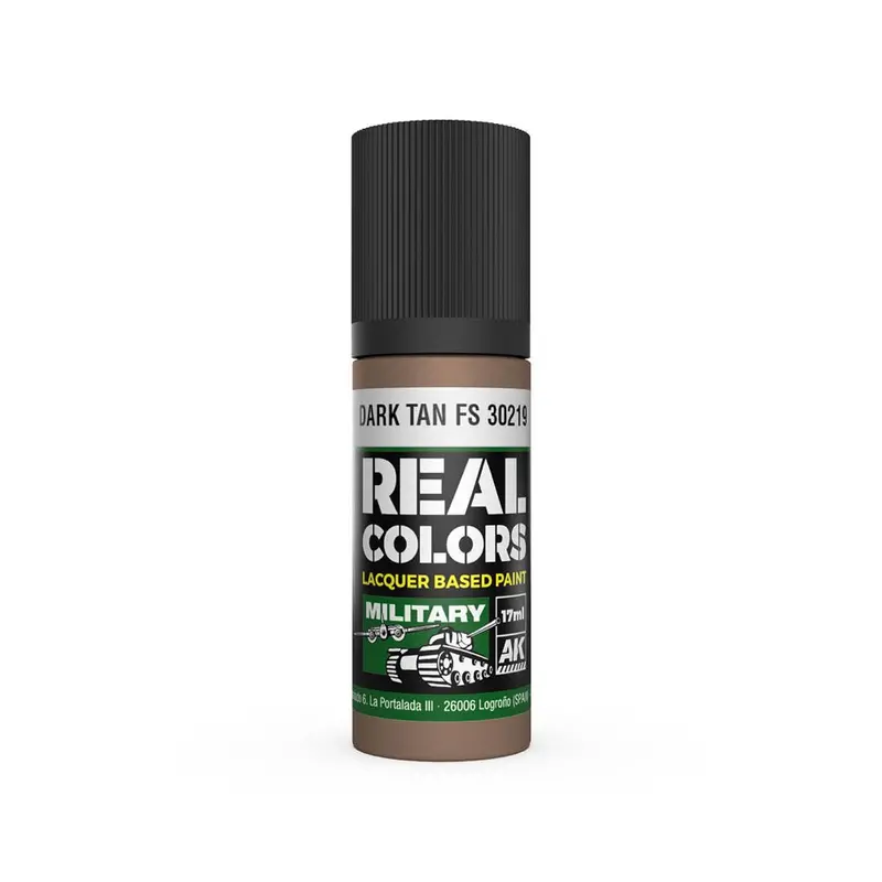 Ak Interactive Rc895 Real Colors Dark Tan Fs 30219 17Ml Lacquer Paint 1