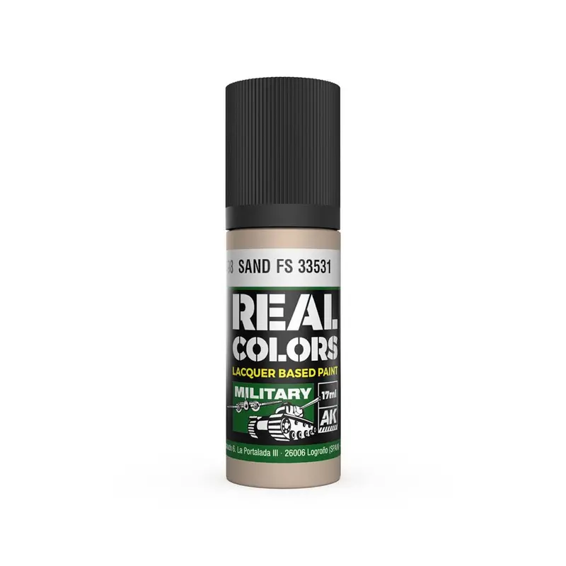 Ak Interactive Rc898 Real Colors Sand Fs 33531 17Ml Lacquer Paint 1