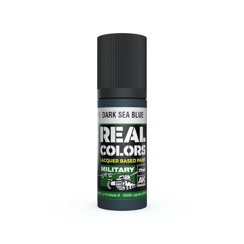 Ak Interactive Rc925 Real Colors Dark Sea Blue 17Ml Lacquer Paint 1
